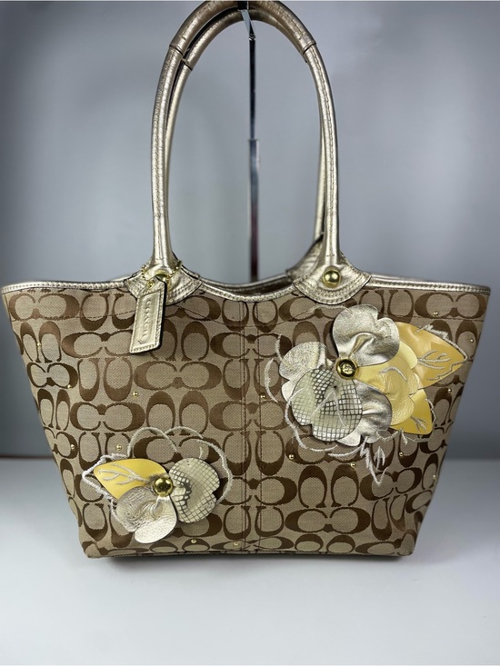 Coach Handbags - Coach Y2K Signature Bleecker Floral Tote- COA